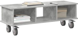 vidaXL Stół pod telewizor Betonowy szary 100 x 35 x 35 cm 3