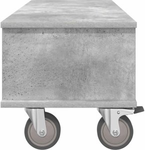 vidaXL Stół pod telewizor Betonowy szary 100 x 35 x 35 cm 6