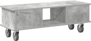 vidaXL Stół pod telewizor Betonowy szary 100 x 35 x 35 cm 7