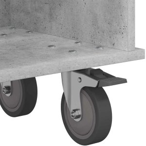 vidaXL Stół pod telewizor Betonowy szary 100 x 35 x 35 cm 9