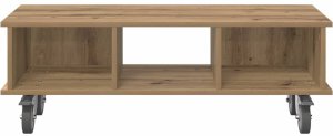 vidaXL Stół pod telewizor Dąb rzemieślniczy 100 x 35 x 35 cm 5
