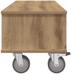 vidaXL Stół pod telewizor Dąb rzemieślniczy 100 x 35 x 35 cm 6