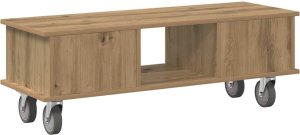 vidaXL Stół pod telewizor Dąb rzemieślniczy 100 x 35 x 35 cm 7