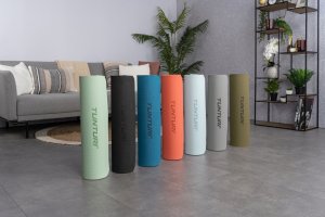 Tunturi Mata do jogi TUNTURI YOGA & FITNESS MAT 8 MM (Kolor: Szary) 7