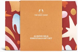 The Body Shop Almond Milk Essentials Giftset zestaw do pielęgnacji ciała (żel pod prysznic, 250 ml + jogurt do ciała, 200 ml + balsam do rąk, 30 ml) 2