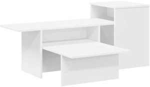 vidaXL Konsola Biały 80 x 50 x 225 cm 2