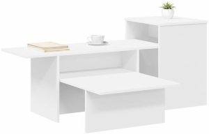 vidaXL Konsola Biały 80 x 50 x 225 cm 3