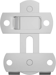 vidaXL Zamek drzwiowy 2 pcs Srebrny 70 x 8 mm Stal 6