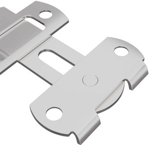 vidaXL Zamek drzwiowy 2 pcs Srebrny 70 x 8 mm Stal 7