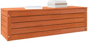 vidaXL Skrzynia do przechowywania Woskowy Brąz 109 x 36,5 x 33 cm 3