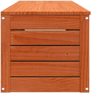 vidaXL Skrzynia do przechowywania Woskowy Brąz 109 x 36,5 x 33 cm 7