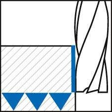 Frez torusowy pełnow. 4,0mm 4-ostr. ER0,5mm Perrox, typ H norma zakł.krótki G-Mold 65T GHRING 11
