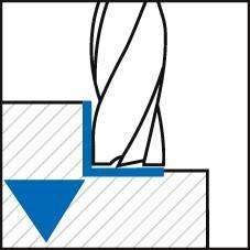Frez torusowy pełnow. 4,0mm 4-ostr. ER0,5mm Perrox, typ H norma zakł.krótki G-Mold 65T GHRING 12