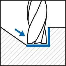 Frez torusowy pełnow. 4,0mm 4-ostr. ER0,5mm Perrox, typ H norma zakł.krótki G-Mold 65T GHRING 14