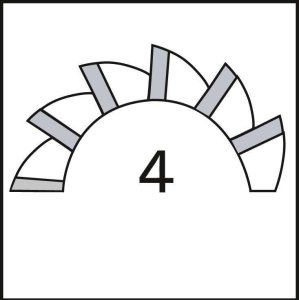 Frez torusowy pełnow. 6,0mm 4-ostr. ER1,0mm Perrox, typ H norma zakł.krótki G-Mold 65T GHRING 7