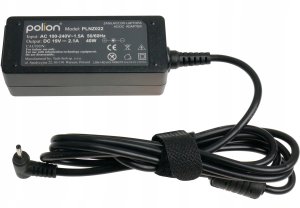 Zasilacz do laptopa Polion 40 W, 0.7 mm, 2.1 A, 19 V 2