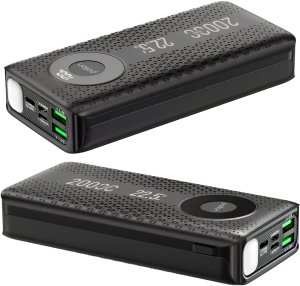 Powerbank Polion Powerbank 20000mAh 22,5W USB-C USB-A Lightning LCD PD QC szybkie ładowanie 2