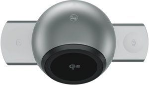 Ładowarka 4smarts Qi2 Stacja ładująca ChargeBot Sound szary przestrzenny 5