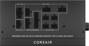 Zasilacz Corsair RM850x SHIFT 2025 850W (CP-9020299-EU) 5