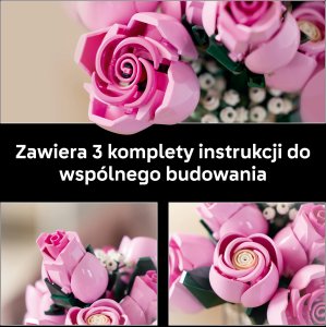 LEGO Botanicals Bukiet różowych róż (10374) 5
