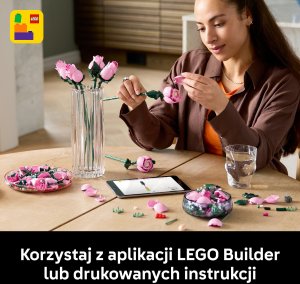 LEGO Botanicals Bukiet różowych róż (10374) 6