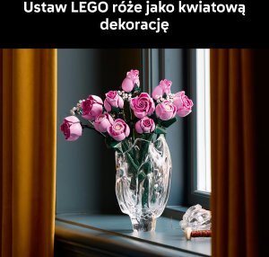 LEGO Botanicals Bukiet różowych róż (10374) 7