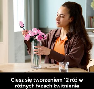 LEGO Botanicals Bukiet różowych róż (10374) 3