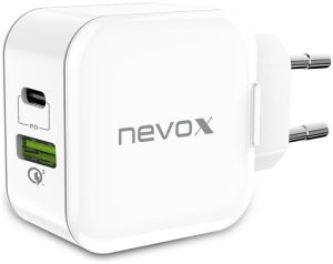 Ładowarka Nevox nevox 65W Dual USB-C PD ładowarka GaN biały 3