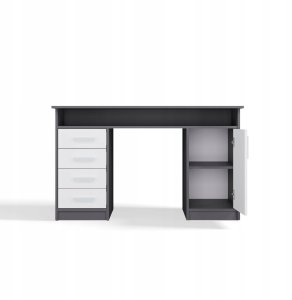 Biurko Antracytowe 125 cm x 55 cm 9