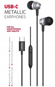 Swissten Metallic USB-C Headphones 2