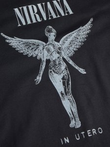 Jack & Jones Jack&Jones koszulka t-shirt Nirvana JPRBLUNIRVANA SS TEE 12287521 BLACK M 3