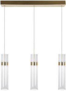 Zwisająca lampa Ambiente LP-1510/3L GD LED 18W 3000-6000K na listwie złota 3