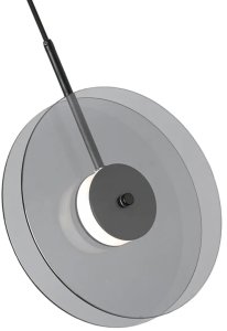 Wisząca lampa ledowa Casy LP-3176/1V SM LED 6W CCT przydymiony czarny 3