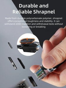 Cabletime Kabel Cat6 UTP 25m czarny 3