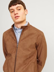 Jack&Jones kurtka z syntetycznego zamszu JJEDYLAN CLEAN JACKET NOOS 12261197 COGNAC 2XL 7
