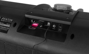 Radioodtwarzacz Fenton Boombox MDJ150 Party Station 200W with battery i efektem LED Derby one size 7