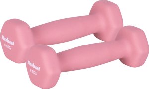 Hantelki żeliwne neoprenowe HEX 2x0.5kg, REBEL ACTIVE 74