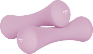 Hantelki żeliwne neoprenowe 2x2kg, REBEL ACTIVE 240