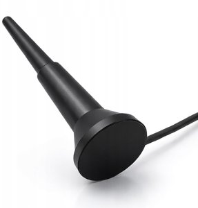 Antena QuWireless Qoltec Antena 4G LTE z podstawą magnetyczną | 5dBi | dookólna | wewnętrzna | 600-2700 MHz | SMA | 3m 6