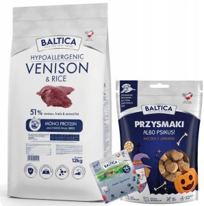 BALTICA NUTRACEUTIC Hypoallergenic Venison & rice XS / S 12kg 2