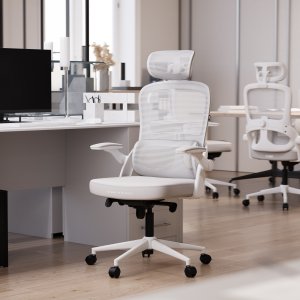 Krzesło biurowe Diablo Chairs V-Light Jasnoszare 4