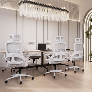 Krzesło biurowe Diablo Chairs V-Light Jasnoszare 5