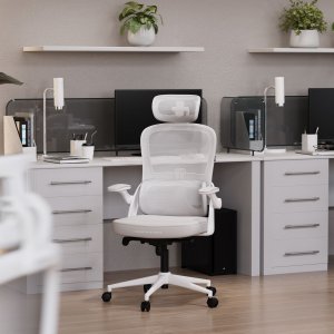 Krzesło biurowe Diablo Chairs V-Light Jasnoszare 6