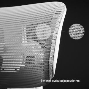 Krzesło biurowe Diablo Chairs V-Light Jasnoszare 8