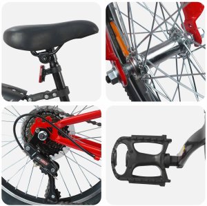 vidaXL Rower Dziecięcy 24 Cali 6-Speed dla dzieci w wieku 8-12 lat 4