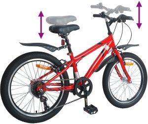 vidaXL Rower Dziecięcy 24 Cali 6-Speed dla dzieci w wieku 8-12 lat 7