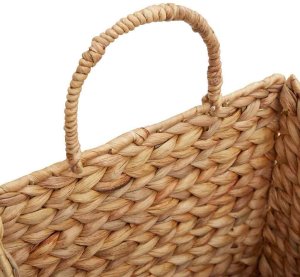 vidaXL Kosz wiszący 30 x 17,5 x 49,5 cm Hiacynt wodny 8