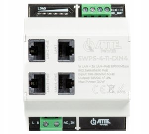 Switch POE SWPS-4-11-DIN4 4-PORTOWY ATTE 2