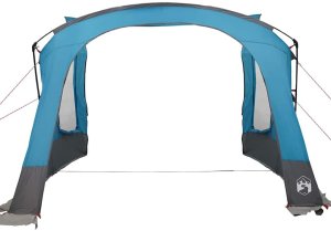 vidaXL Namiot kempingowy z dachem Niebieski 410 x 275 x 245 cm 5
