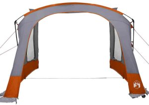 vidaXL Namiot kempingowy Szary i pomarańczowy 252 x 245 x 245 cm 5
